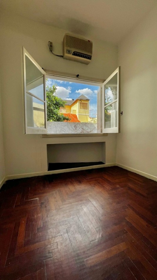 4 ambientes + entre piso contrafrente luminoso 