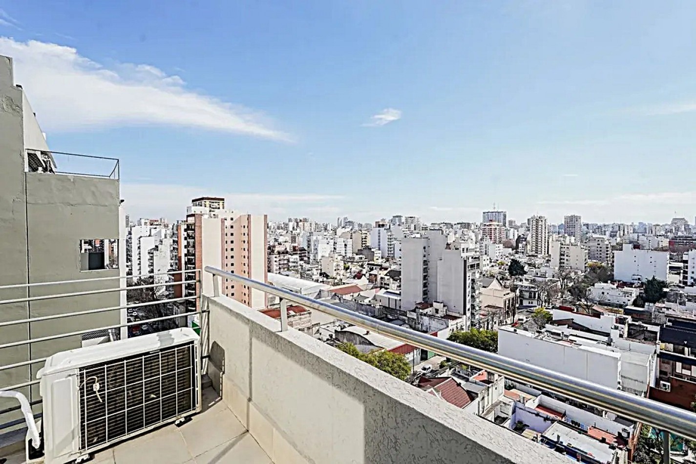 VENTA MONOAMBIENTE AL FRENTE BALCON ***APTO CREDITO BANCARIO*** PILETA, GYM, PARRILLA, SUM 